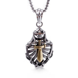 S.S. Shield with Sword Necklace
