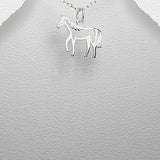 Outline Horse Necklace