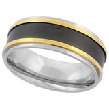Black and Gold Men's Ring
