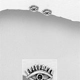 Lash Evil Eye Stud Earrings
