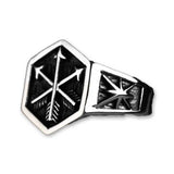 S.S. 3 Arrow Signet Ring