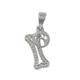 Dog Bone and Paw Necklace