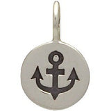 Anchor Disc Necklace