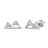 CZ Mountain Earrings