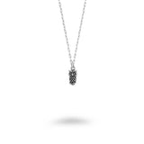 Oxidized Small Owl Necklace