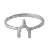 Thin Wishbone Ring
