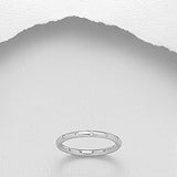CZ Embedded Eternity Ring