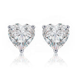 Heart CZ Studs