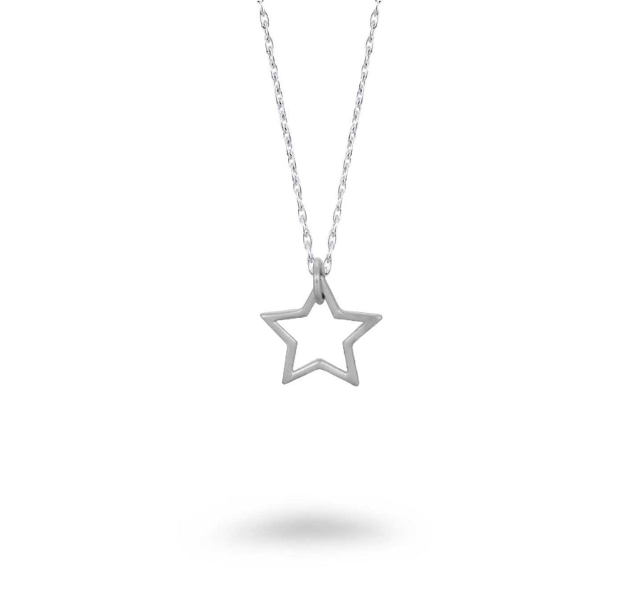 Outline Star Necklace