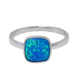 Square Opal Ring