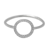 CZ Circle Ring