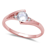 CZ with side Flair Ring