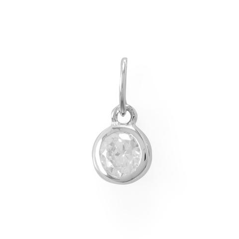 Round Birthstone Necklace