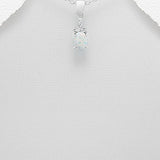 3 CZ Opal Necklace