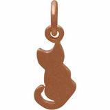 Gold Plated Sitting Cat Necklace