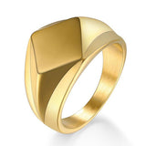 Diamond Shaped Signet Ring