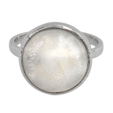 Round Moonstone Ring