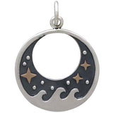 Wave and Stars Necklace