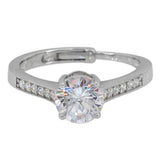 Adjustable Solitaire Ring