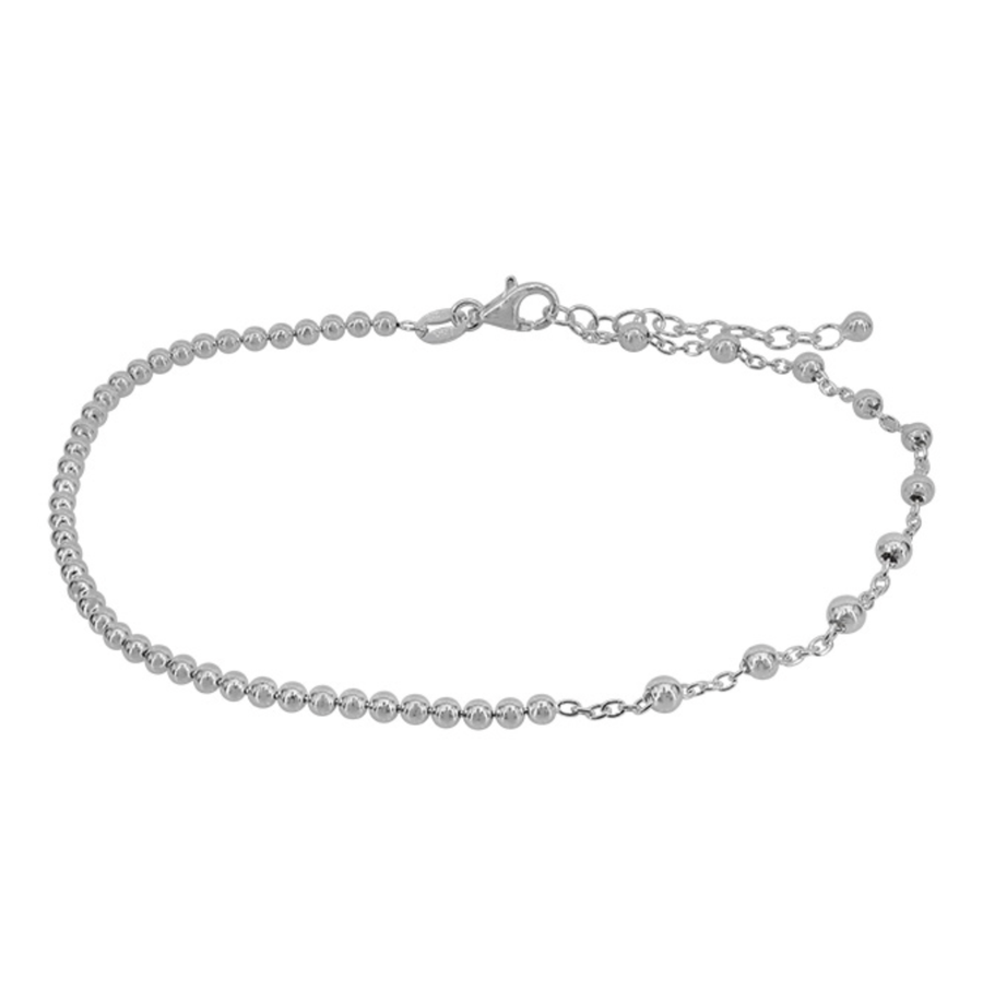 Bead & Saturn Bead Anklet