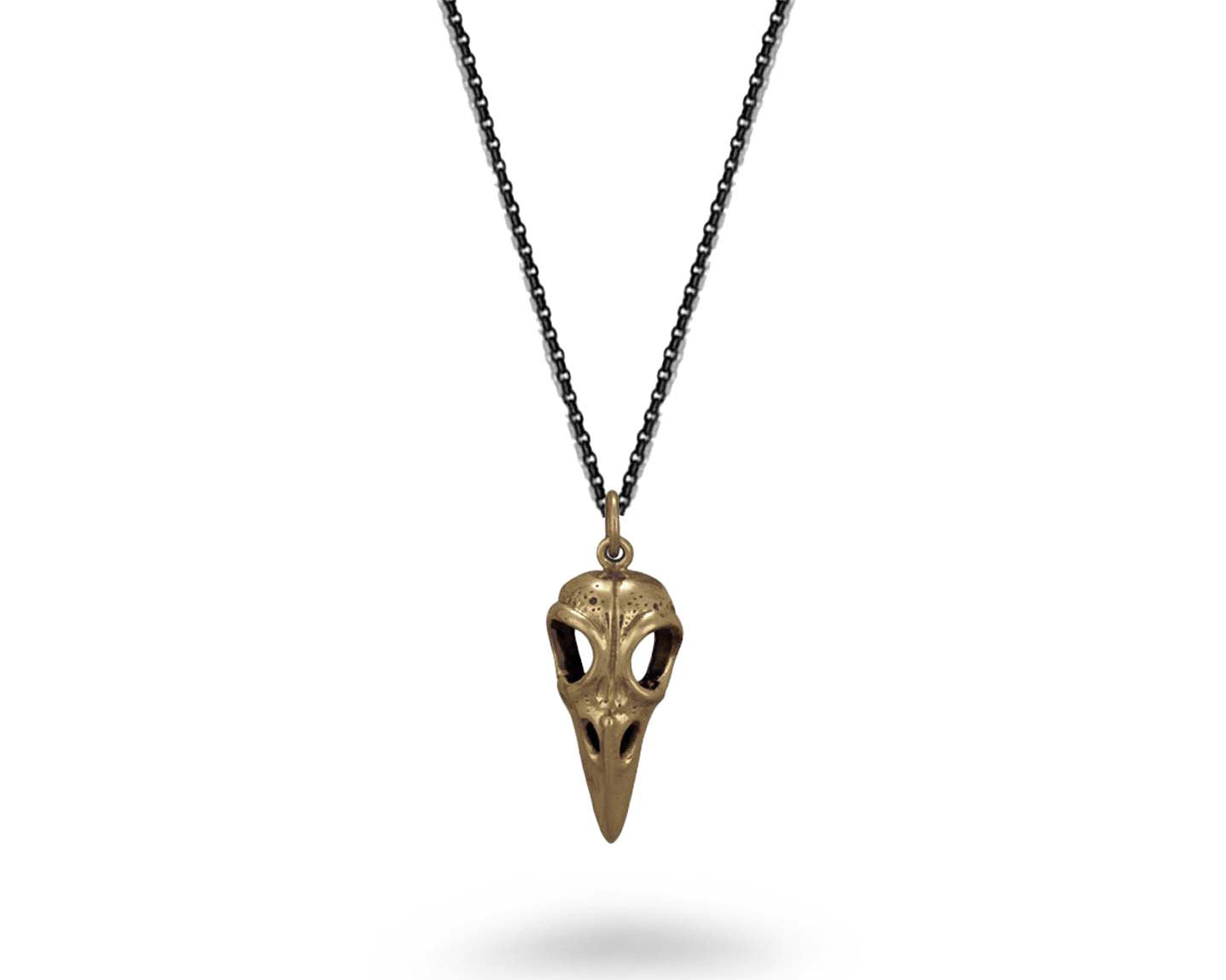 Large Bird Skull Necklace