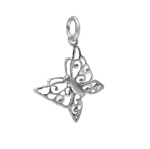 Small Filigree Butterfly Necklace