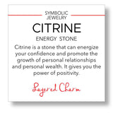 Free Formed Citrine Necklace