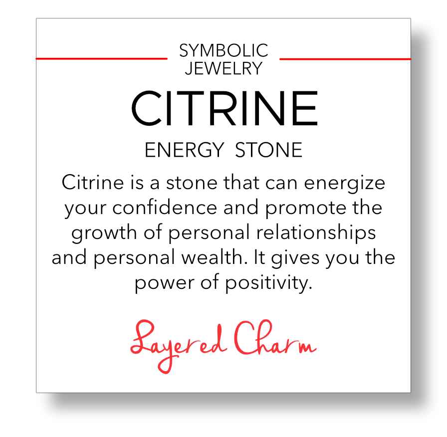 Citrine Stone Bracelet