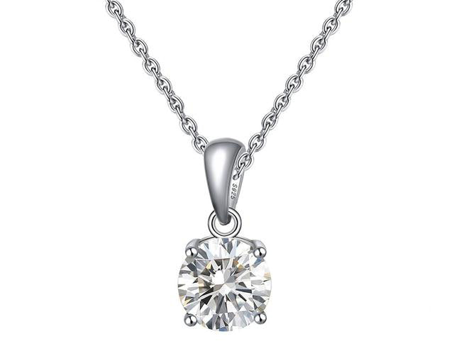 Birthstone CZ Solitaire Necklace