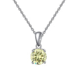 Birthstone CZ Solitaire Necklace