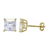 Gold CZ Studs