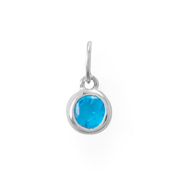 Round Birthstone Necklace