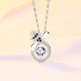 Honey Bee Dancing Stone Necklace