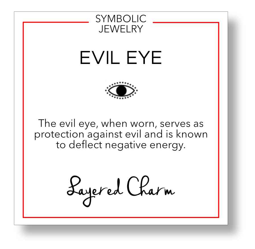 Lash Evil Eye Stud Earrings