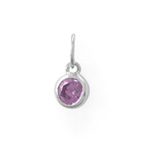 Round Birthstone Necklace