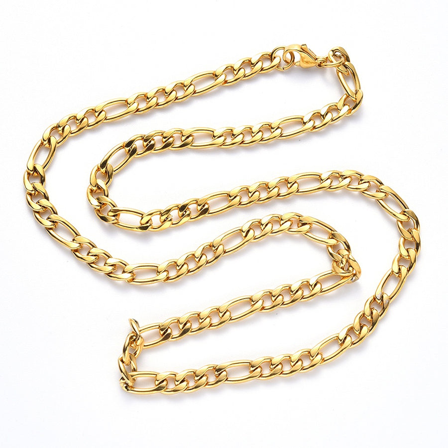 Stainless Steel Figaro Chain