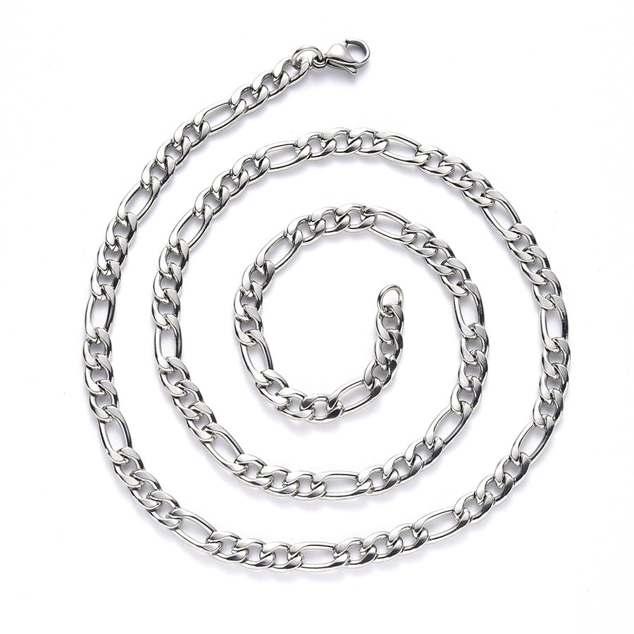 Stainless Steel Figaro Chain