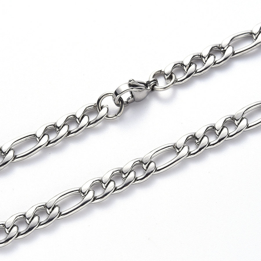 Stainless Steel Figaro Chain