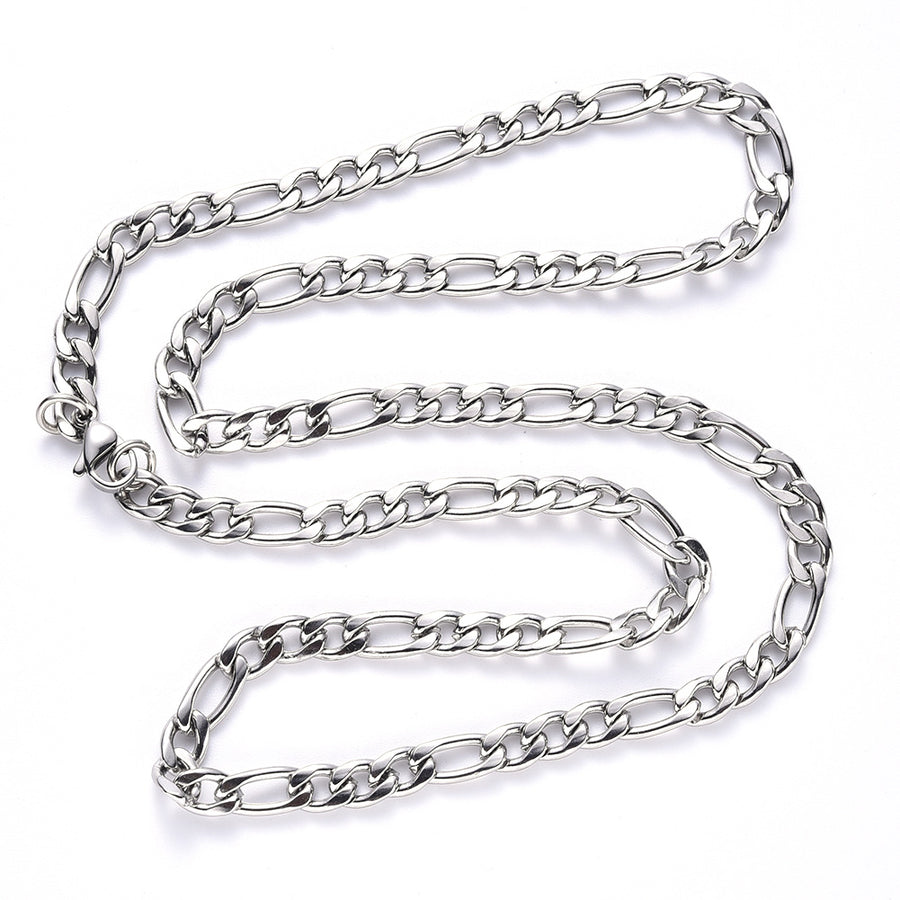 Stainless Steel Figaro Chain