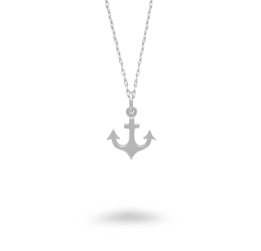 Flat Anchor Necklace