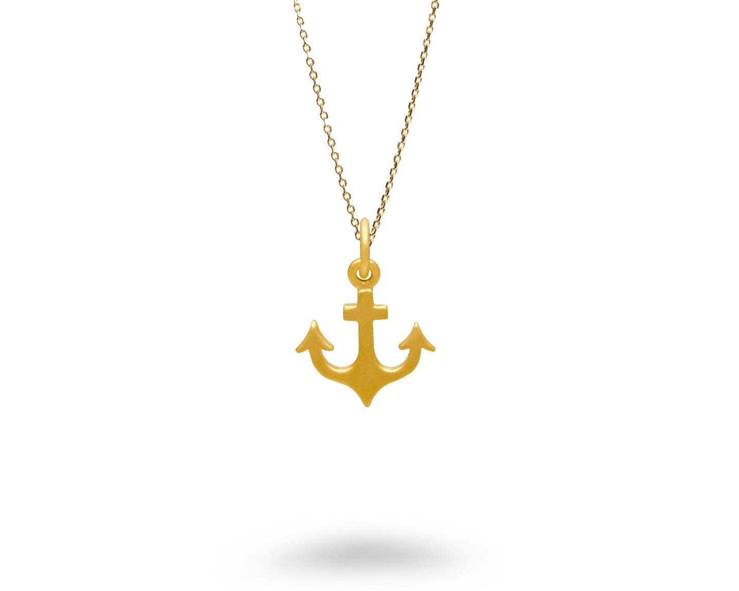 Flat Anchor Necklace