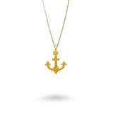 Flat Anchor Necklace