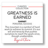 Greatness is Earned