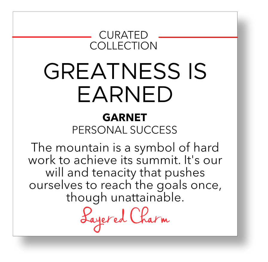 Greatness is Earned