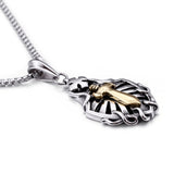 S.S. Shield with Sword Necklace