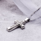 Center Detail Cross Necklace