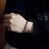 Stainless Steel Curb Mens Bracelet