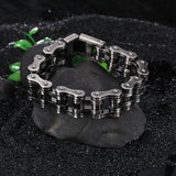 Oxidized Bike Chain Bracelet 16mm
