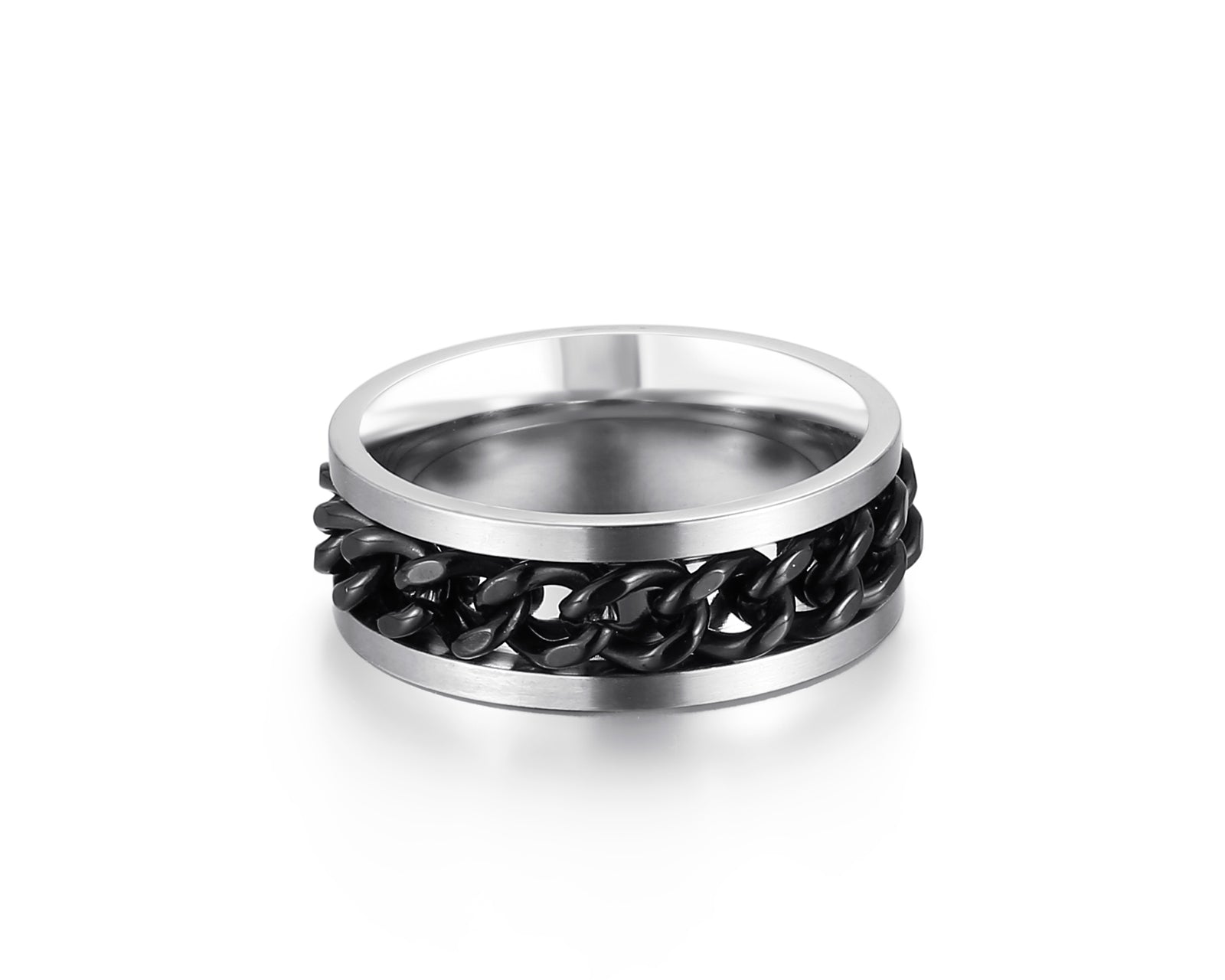 Steel Curb Chain Center Spinner Ring