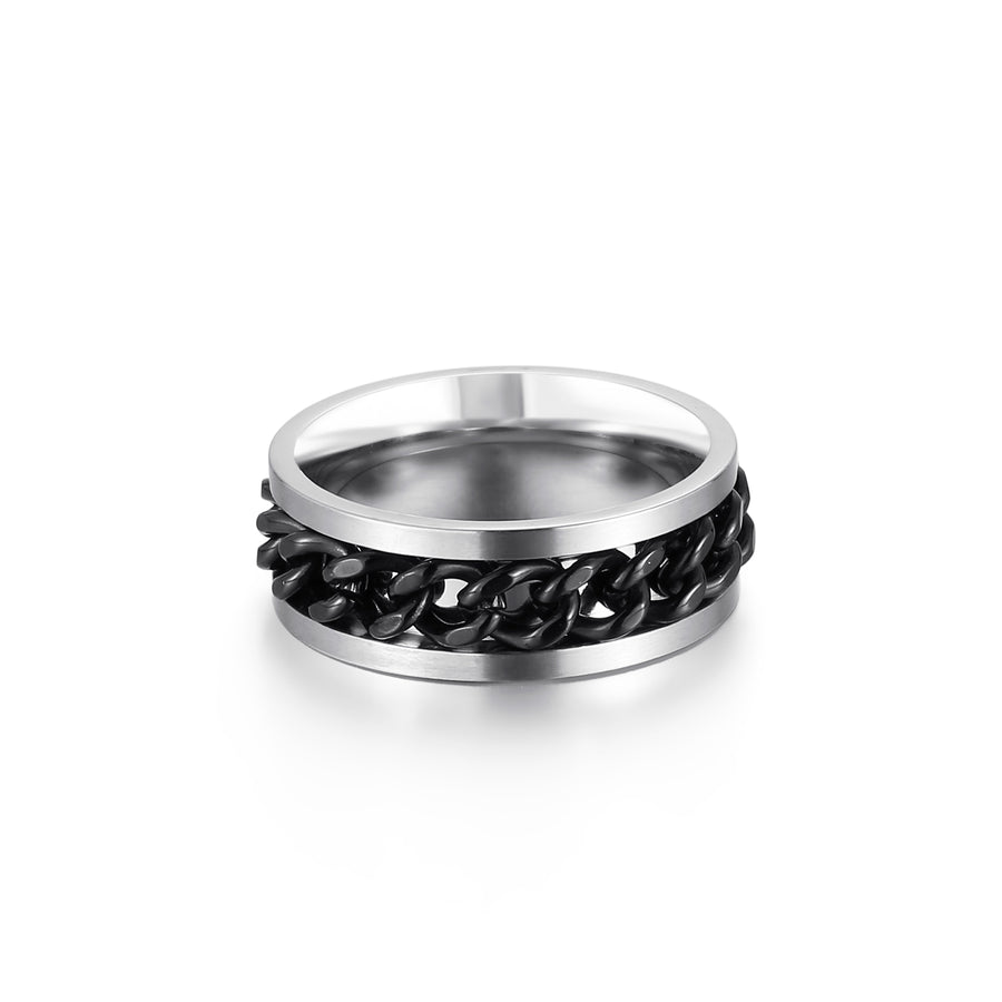 Steel Curb Chain Center Spinner Ring